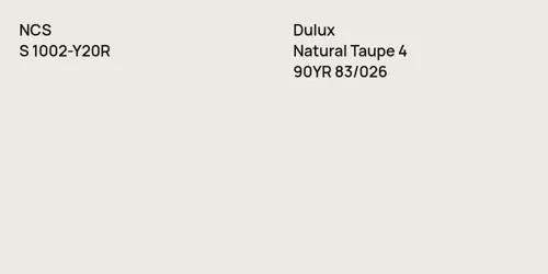 S 1002-Y20R  vs 90YR 83/026 Natural Taupe 4