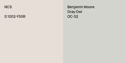 S 1002-Y50R  vs OC-52 Gray Owl