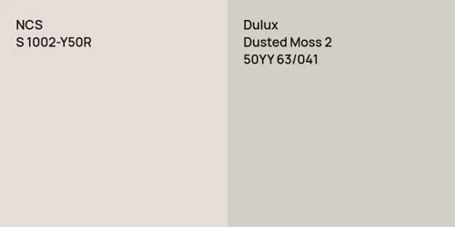 S 1002-Y50R null vs 50YY 63/041 Dusted Moss 2