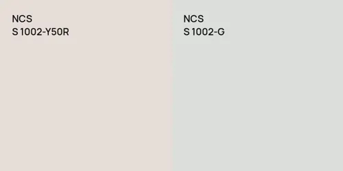 S 1002-Y50R  vs S 1002-G 