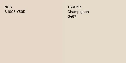 S 1005-Y50R  vs G467 Champignon