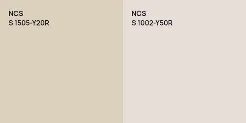 S 1505-Y20R  vs S 1002-Y50R null