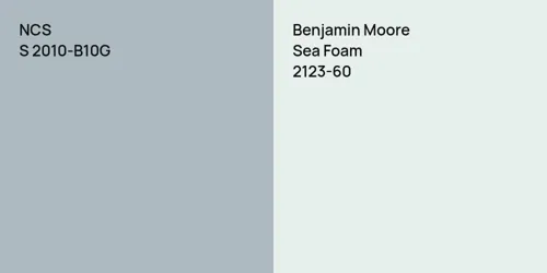 S 2010-B10G  vs 2123-60 Sea Foam