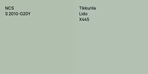 S 2010-G20Y  vs X445 Lido