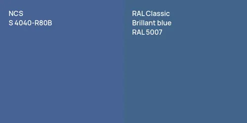 S 4040-R80B  vs RAL 5007 Brillant blue