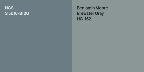 S 5010-B10G  vs HC-162 Brewster Gray