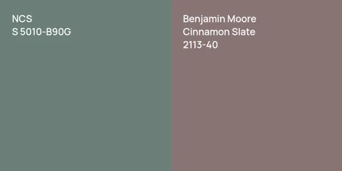 S 5010-B90G  vs 2113-40 Cinnamon Slate