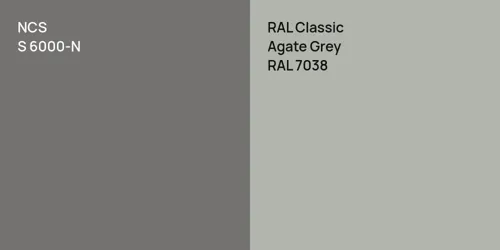 S 6000-N  vs RAL 7038 Agate Grey