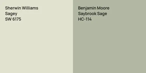 SW 6175 Sagey vs HC-114 Saybrook Sage