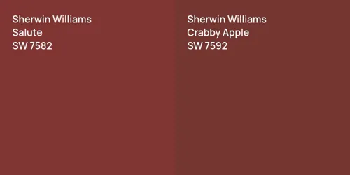 SW 7582 Salute vs SW 7592 Crabby Apple