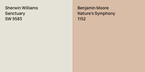 SW 9583 Sanctuary vs 1152 Nature's Symphony