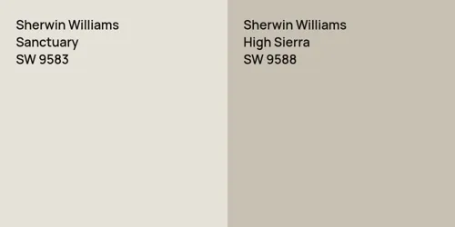 SW 9583 Sanctuary vs SW 9588 High Sierra