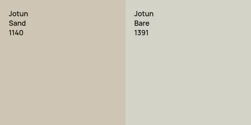 1140 Sand vs 1391 Bare