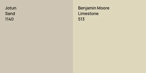 1140 Sand vs 513 Limestone