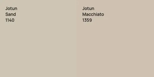 1140 Sand vs 1359 Macchiato