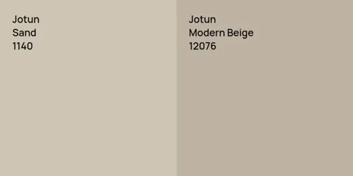 1140 Sand vs 12076 Modern Beige