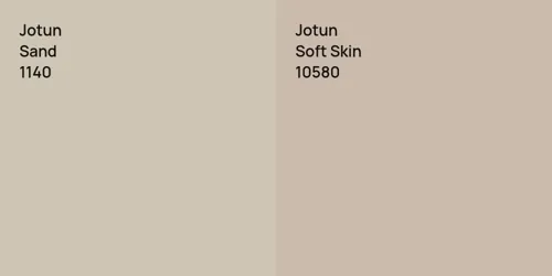 1140 Sand vs 10580 Soft Skin