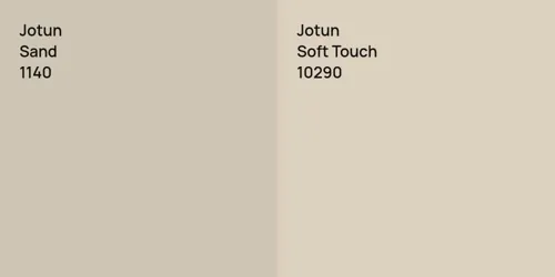 1140 Sand vs 10290 Soft Touch