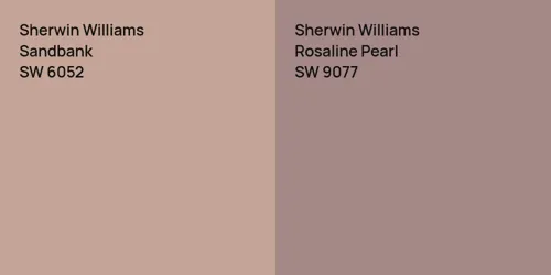 SW 6052 Sandbank vs SW 9077 Rosaline Pearl