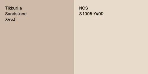 X463 Sandstone vs S 1005-Y40R 