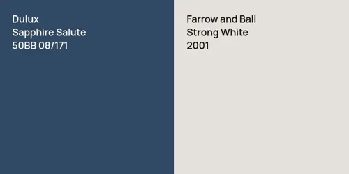 50BB 08/171 Sapphire Salute vs 2001 Strong White