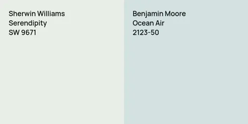 SW 9671 Serendipity vs 2123-50 Ocean Air