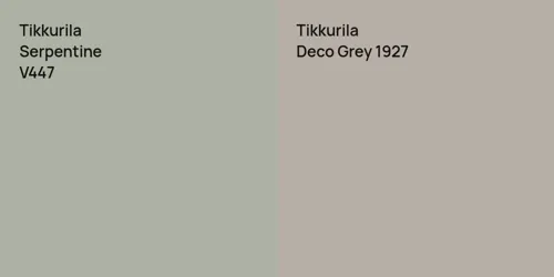 V447 Serpentine vs Deco Grey 1927 null