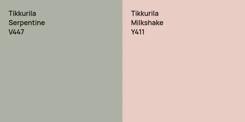 V447 Serpentine vs Y411 Milkshake