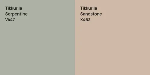 V447 Serpentine vs X463 Sandstone