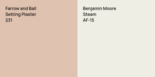 231 Setting Plaster vs AF-15 Steam