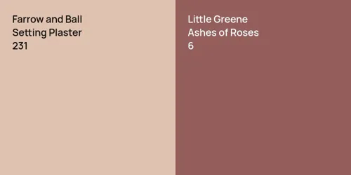 231 Setting Plaster vs 6 Ashes of Roses