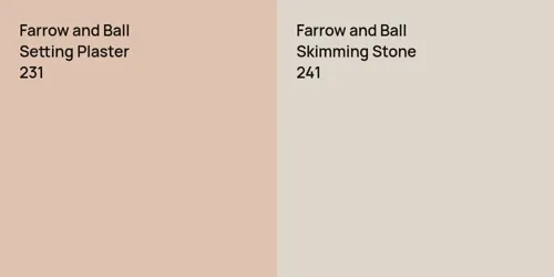 231 Setting Plaster vs 241 Skimming Stone