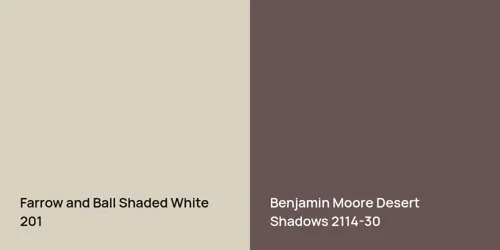 201 Shaded White vs 2114-30 Desert Shadows