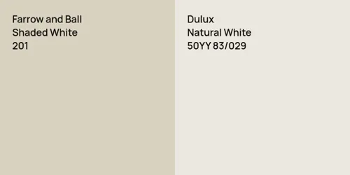 201 Shaded White vs 50YY 83/029 Natural White