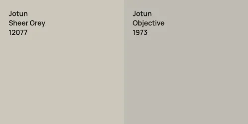 12077 Sheer Grey vs 1973 Objective