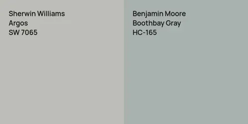 SW 7065 Argos vs HC-165 Boothbay Gray