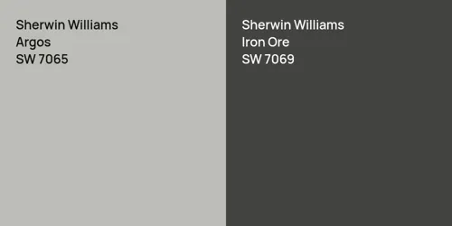 SW 7065 Argos vs SW 7069 Iron Ore