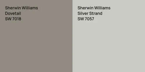 SW 7018 Dovetail vs SW 7057 Silver Strand