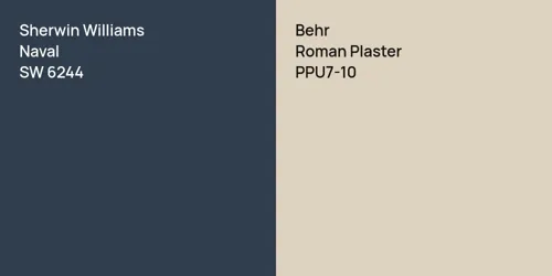 SW 6244 Naval vs PPU7-10 Roman Plaster