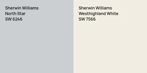 SW 6246 North Star vs SW 7566 Westhighland White