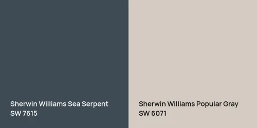 SW 7615 Sea Serpent vs SW 6071 Popular Gray