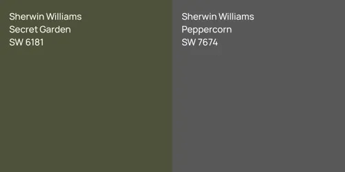 Sherwin Williams Secret Garden vs. Sherwin Williams Luxurious Red ...