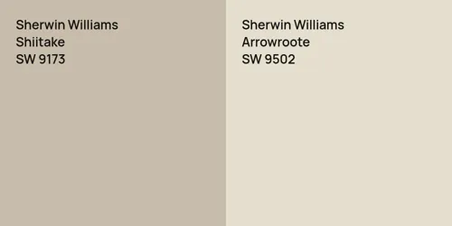 SW 9173 Shiitake vs SW 9502 Arrowroote