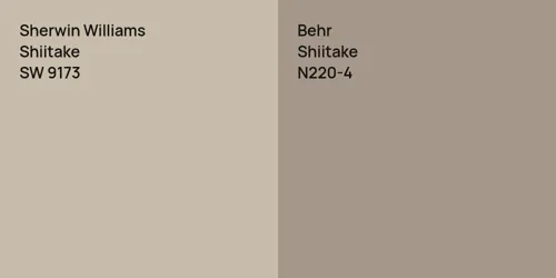 SW 9173 Shiitake vs N220-4 Shiitake