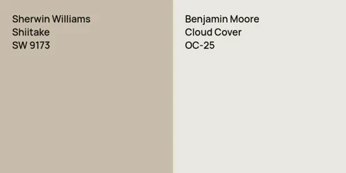 SW 9173 Shiitake vs OC-25 Cloud Cover