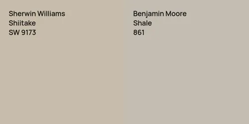 SW 9173 Shiitake vs 861 Shale