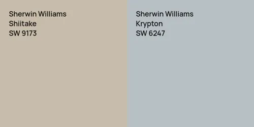 SW 9173 Shiitake vs SW 6247 Krypton