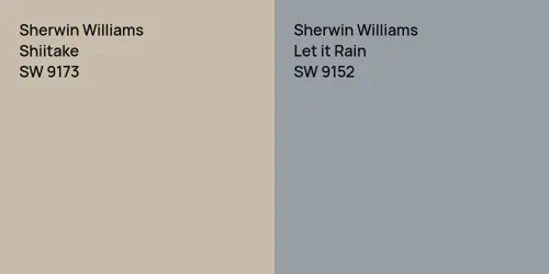 SW 9173 Shiitake vs SW 9152 Let it Rain