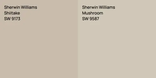 SW 9173 Shiitake vs SW 9587 Mushroom