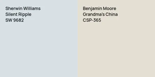 SW 9682 Silent Ripple vs CSP-365 Grandma's China